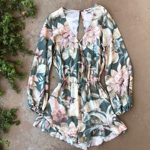Show Me Your Mumu Vintage Floral Rocky Romper